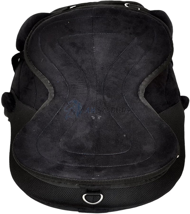 A H SADDLERY All Purpose Synthetic Treeless Freemax English Adult Horse Saddle