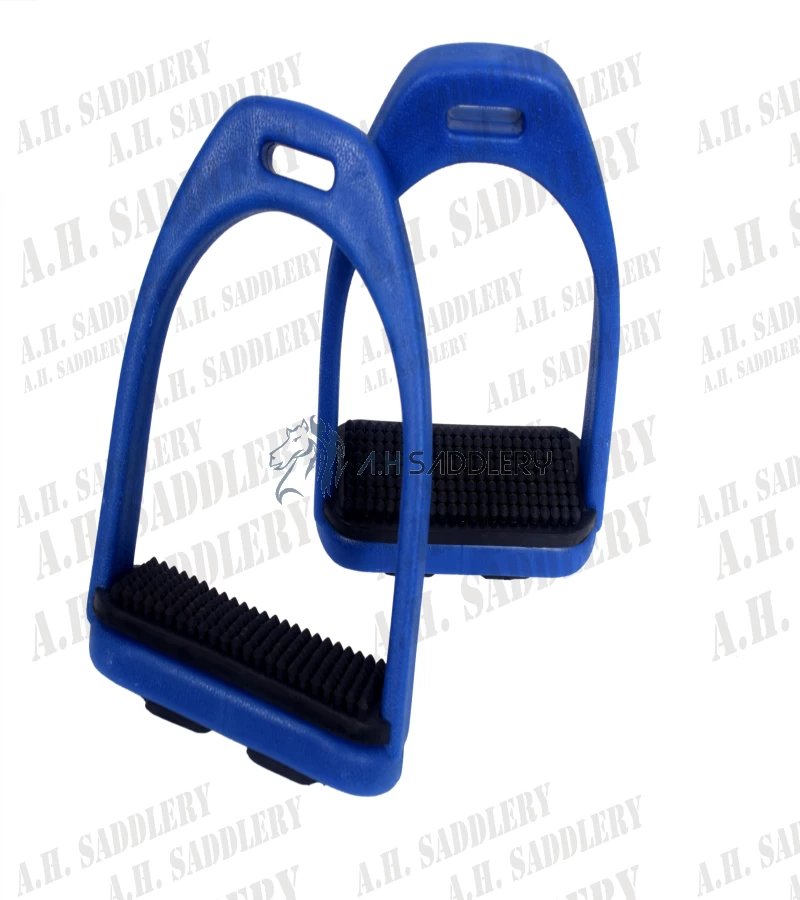 Premium Plastic Horse Stirrups with Black Treads – Style, Safety, and Performance