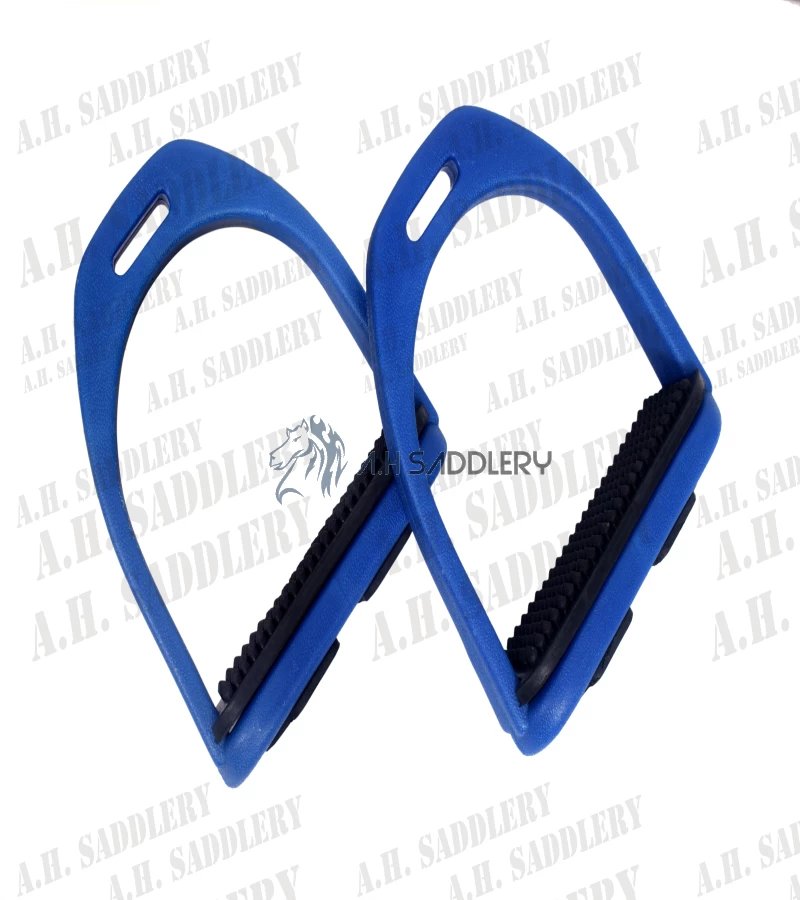 Premium Plastic Horse Stirrups with Black Treads – Style, Safety, and Performance