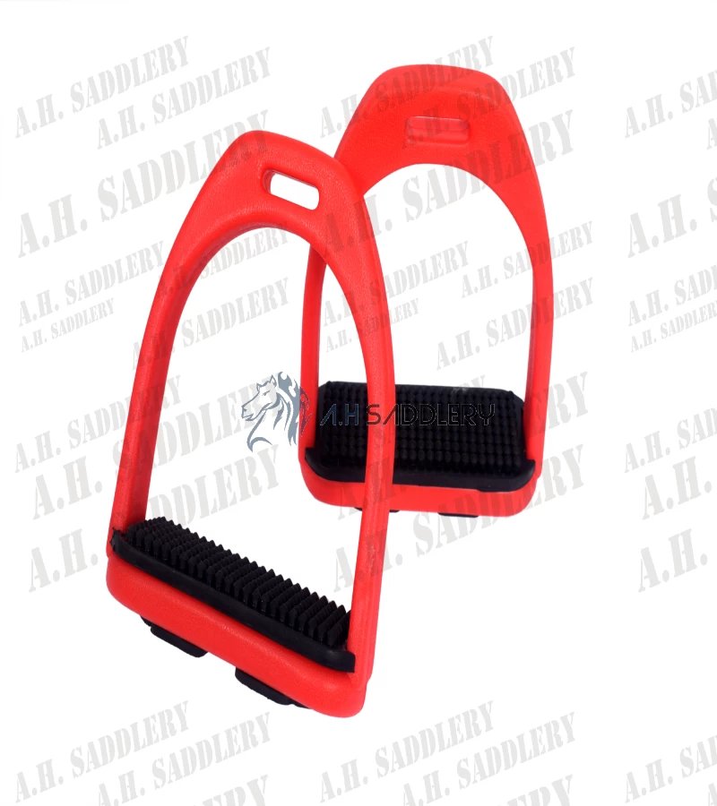 Premium Plastic Horse Stirrups with Black Treads – Style, Safety, and Performance