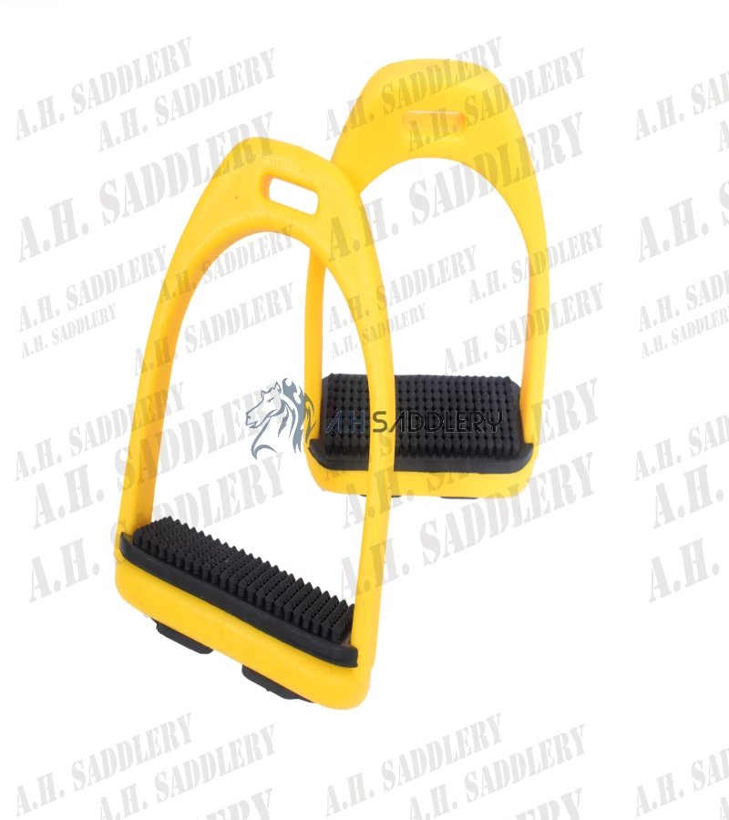 Premium Plastic Horse Stirrups with Black Treads – Style, Safety, and Performance