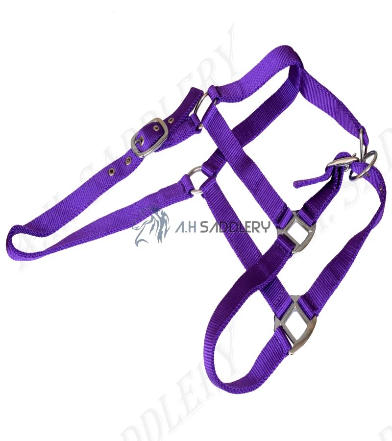 Premium Nylon Horse Halters for Training and Showmanship | Adjustable and Durable