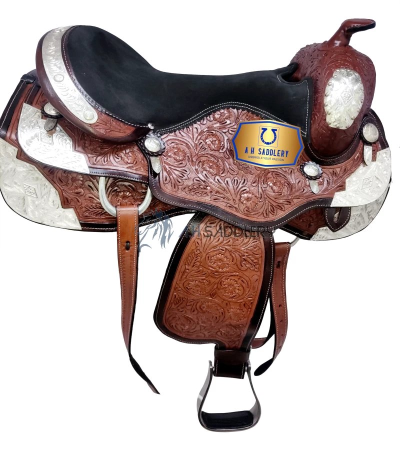 Premium Western Horse Show Saddle: Handcrafted Leather Equestrian Excellence for Unmatched Performance